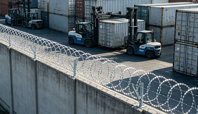 Container Yard Fence